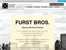 Tablet Screenshot of furstbros.com